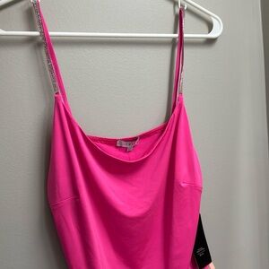 Hot pink bodysuit size L
New with tags